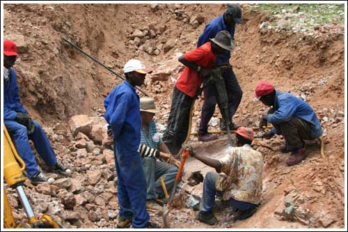 Prospecting mining Namibia